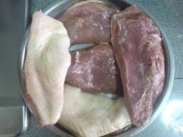 Cut duck
